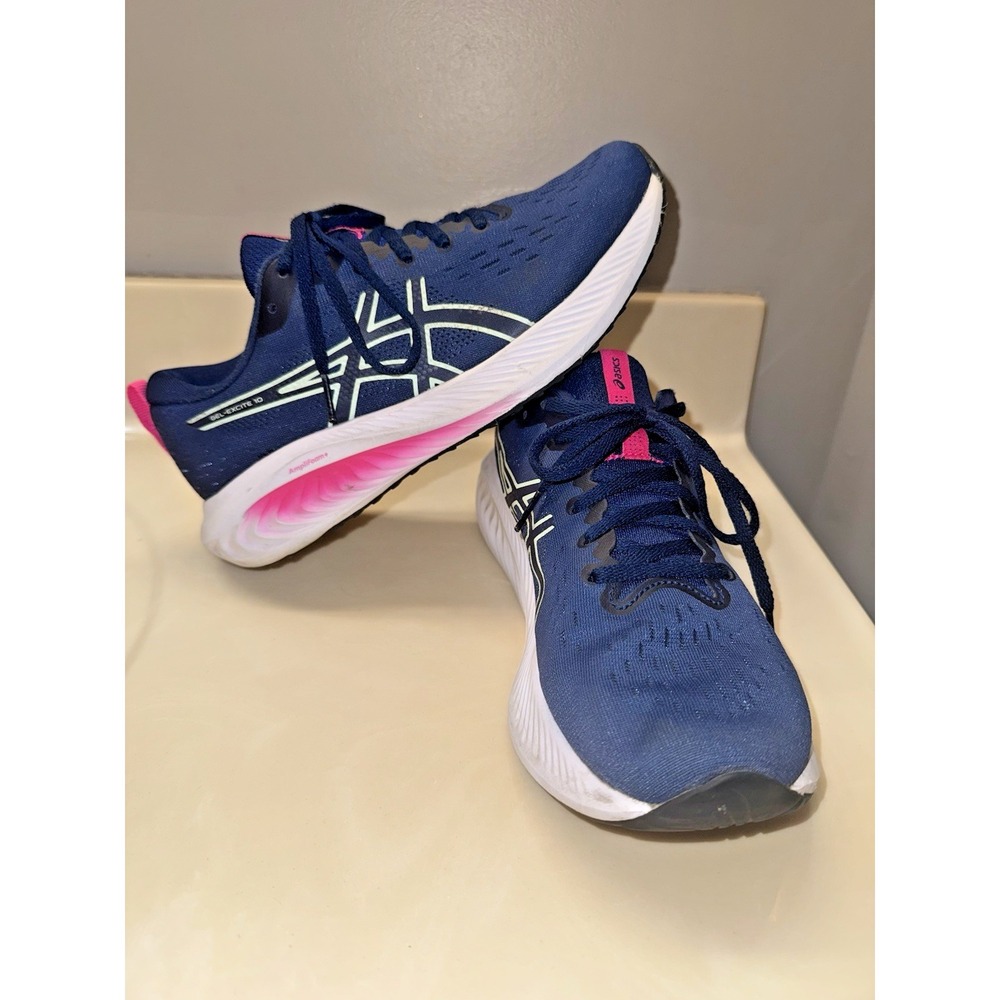 Asics Gel Excite 10 Blue Expanse Soothing Sea Running Shoes Women's Size 8.5